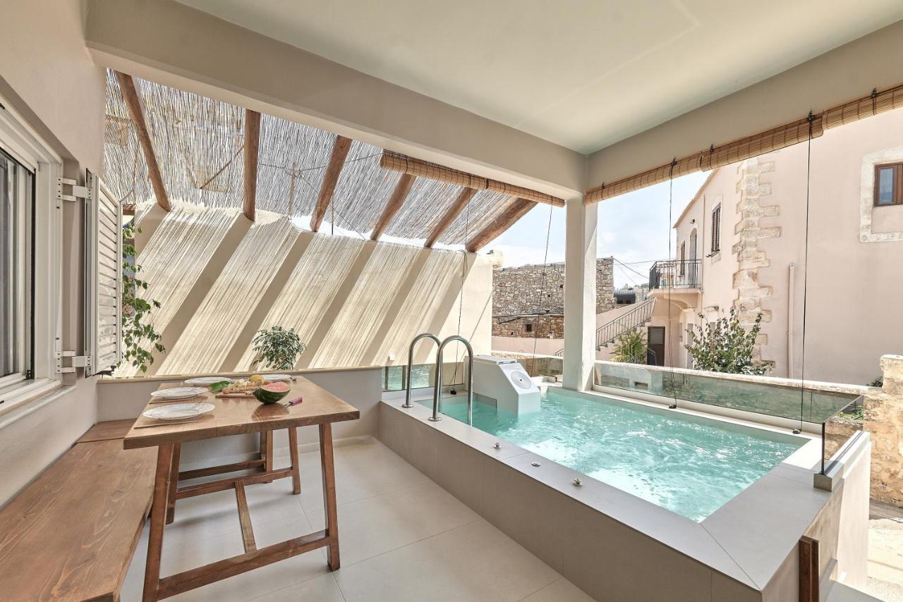 2 Bedroom Villa With Heated Swimming Pool-Spa Whirlpool-Bbq! Melidhónion Esterno foto